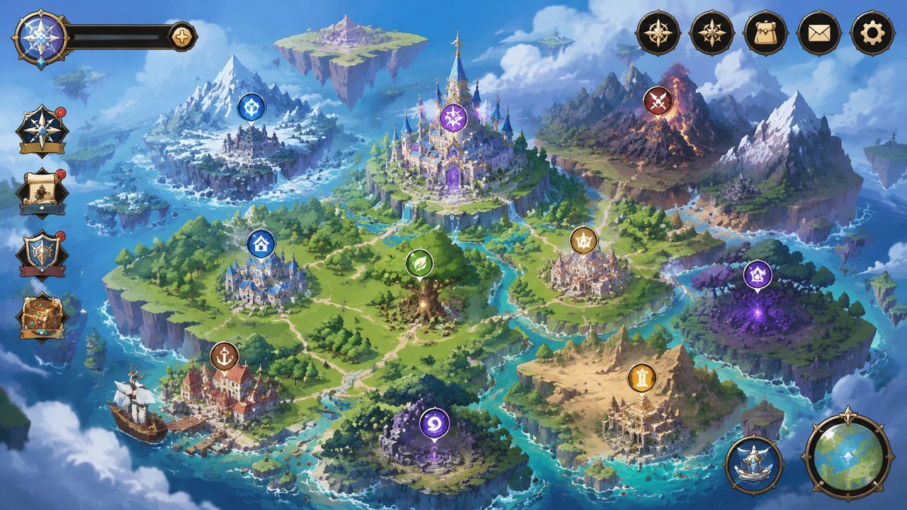 魔法师露娜 地图探索 内容截图 2
