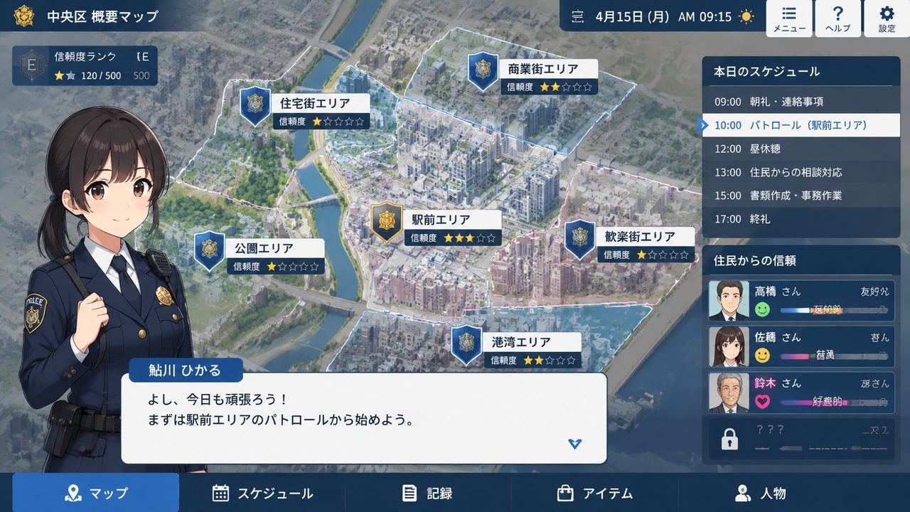 极道无赖EX 女警鮎川光 实机画面 实机截图