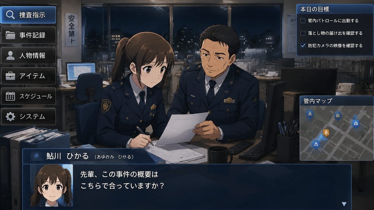 极道无赖EX 女警鮎川光 场景演出 实机截图 2