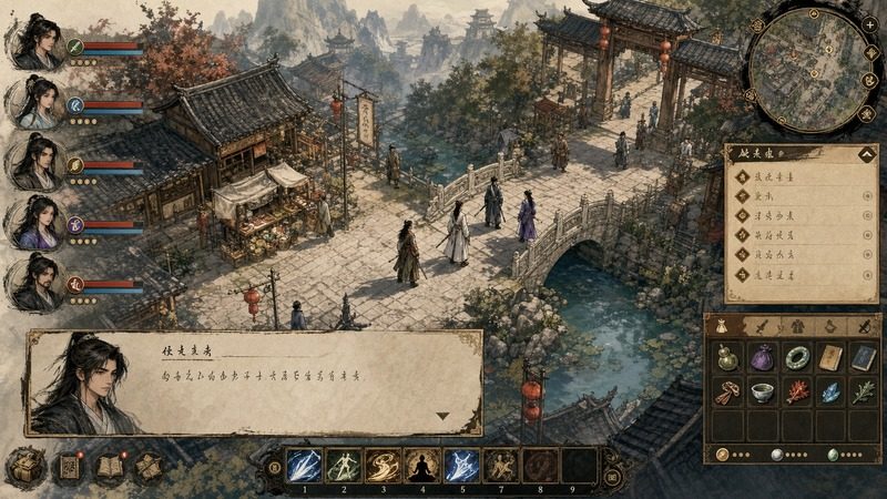 金庸群侠传5爱与死仙狐MOD六周年 天命线 内容截图 6